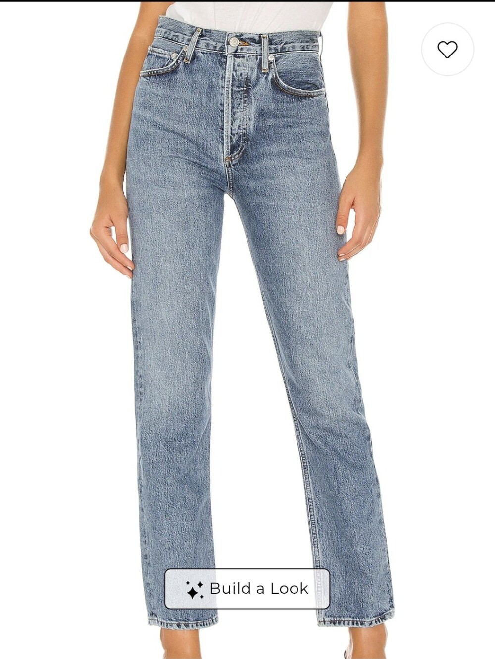 Agolde 90s Pinch Waist Jean In Navigate Size 25